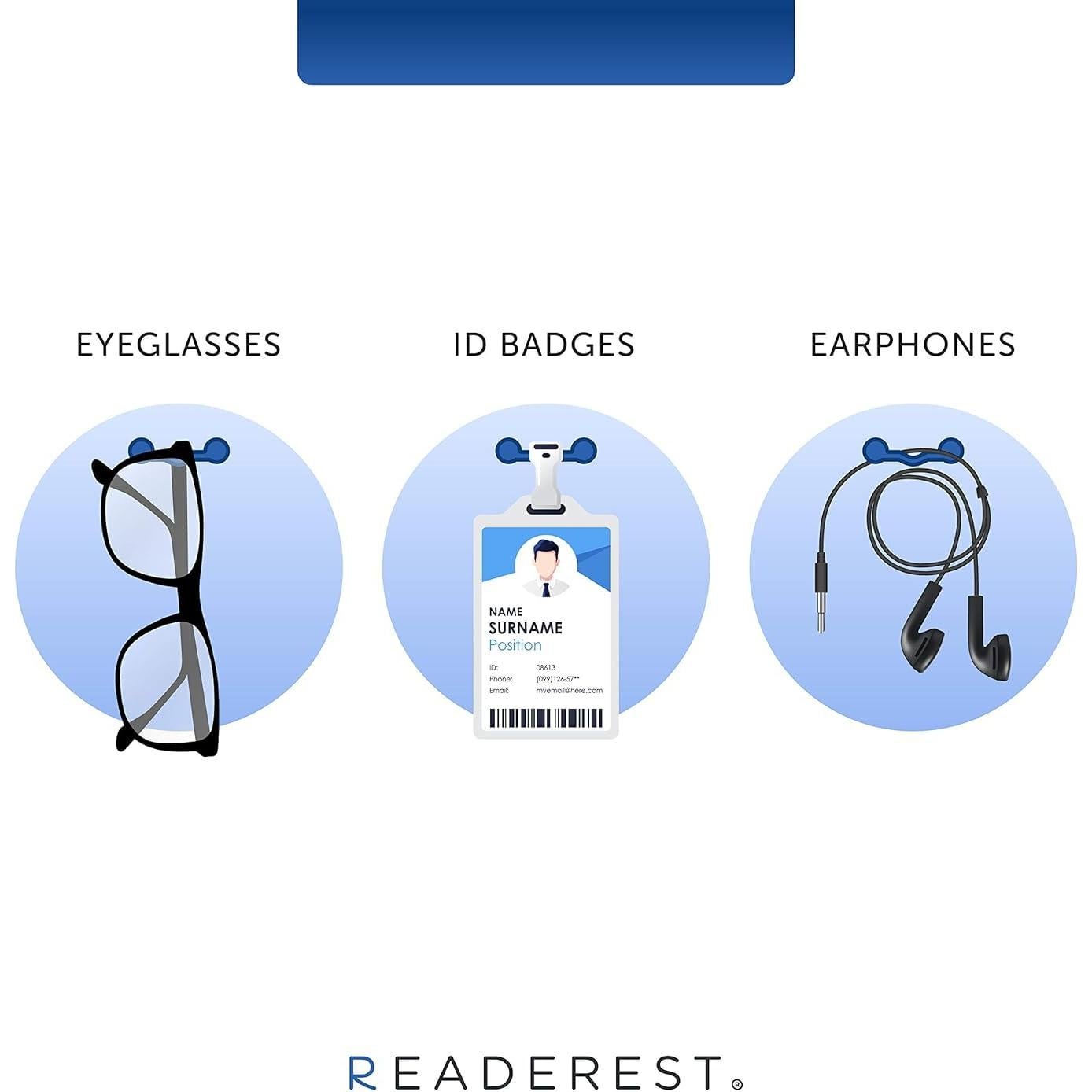 Soporte Magnético Readerest para Gafas Unisex - 3 Piezas