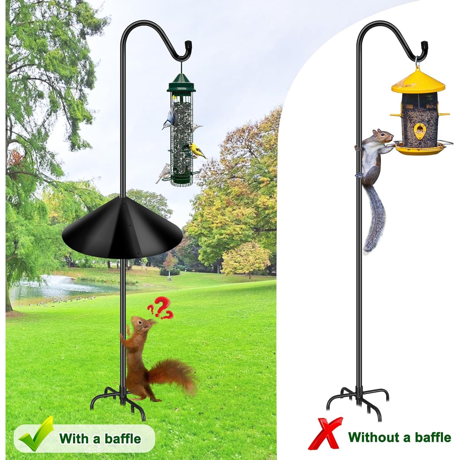 Baffle a Prueba de Ardillas Lezcufer 40.64cm para Comedero de Aves