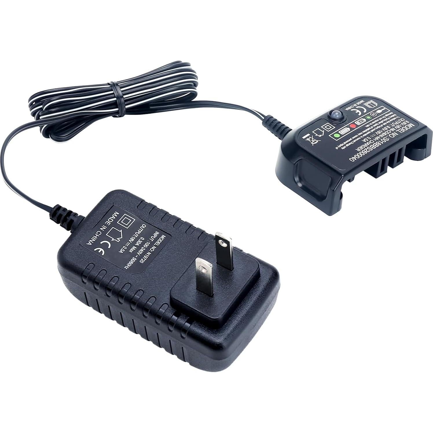 Cargador de Batería Elefly 9.6V-18V Compatible Black & Decker