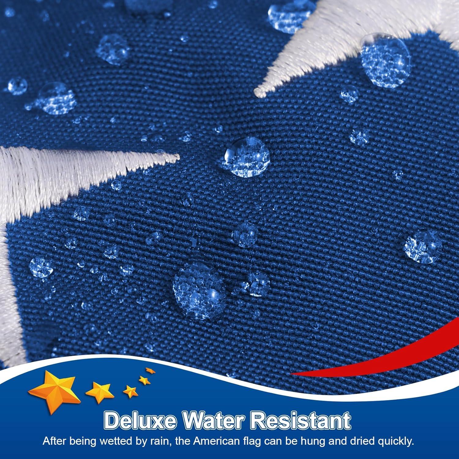 Bandera Americana de Nylon 3x5 ft (0.91x1.52 m) Hecha en EE. UU.