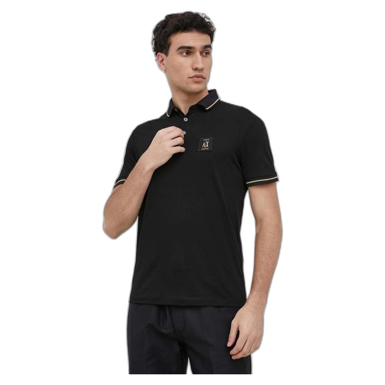 Polo de Algodón A|X Armani Exchange Hombre Ajuste Regular