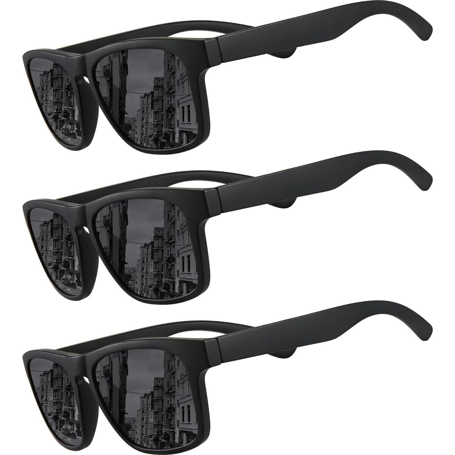 Gafas de sol polarizadas MEETSUN UV400 para deportes - Paquete de 3