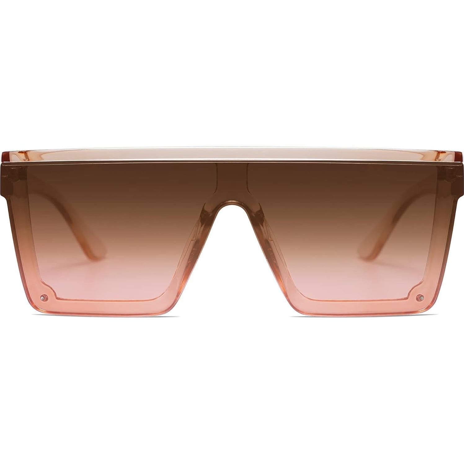 Gafas de sol cuadradas SOJOS SJ2117 con lentes UV400 y marco grueso