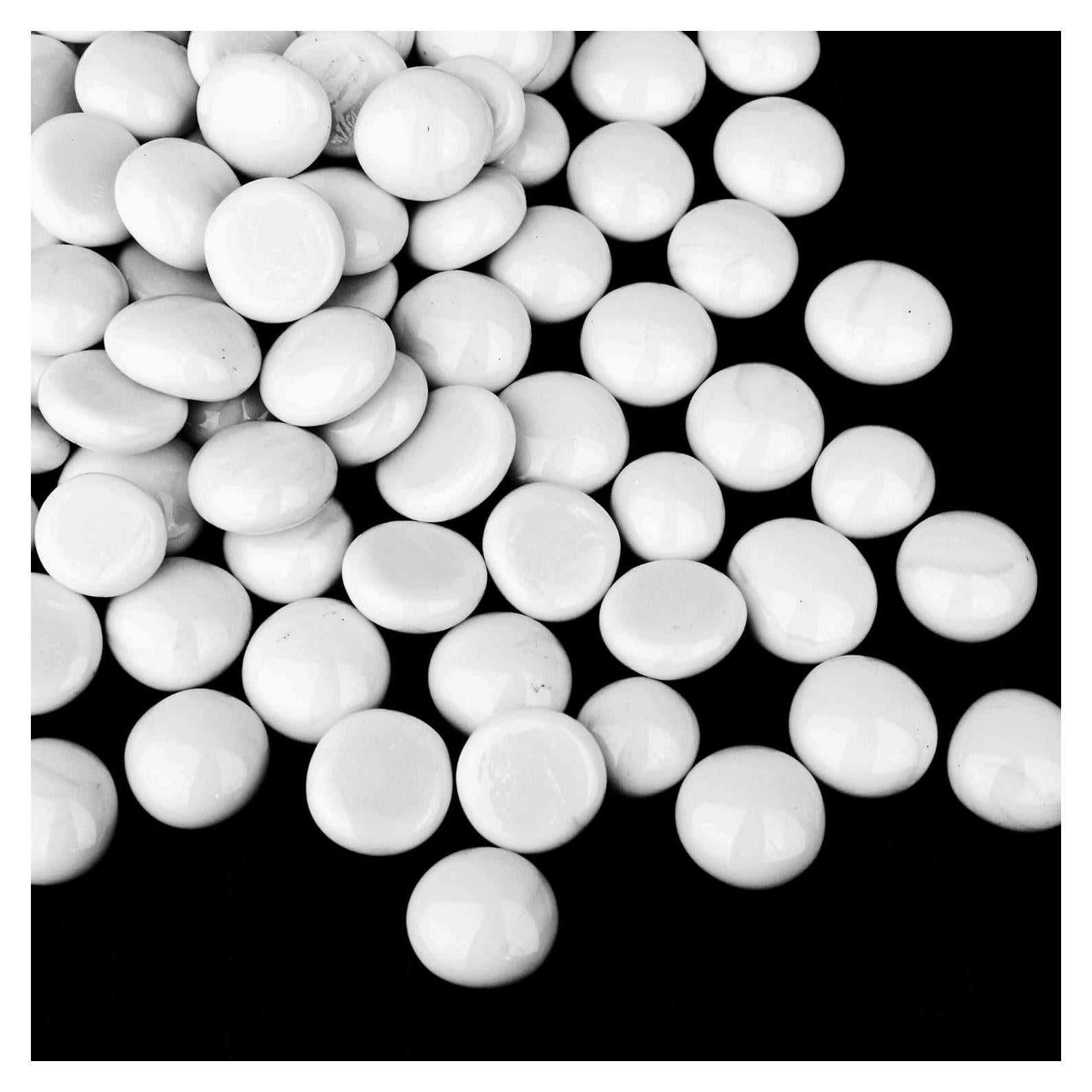 Rellenos de Jarrón de Vidrio Blanco CYS EXCEL 0.45 KG 85 Piezas