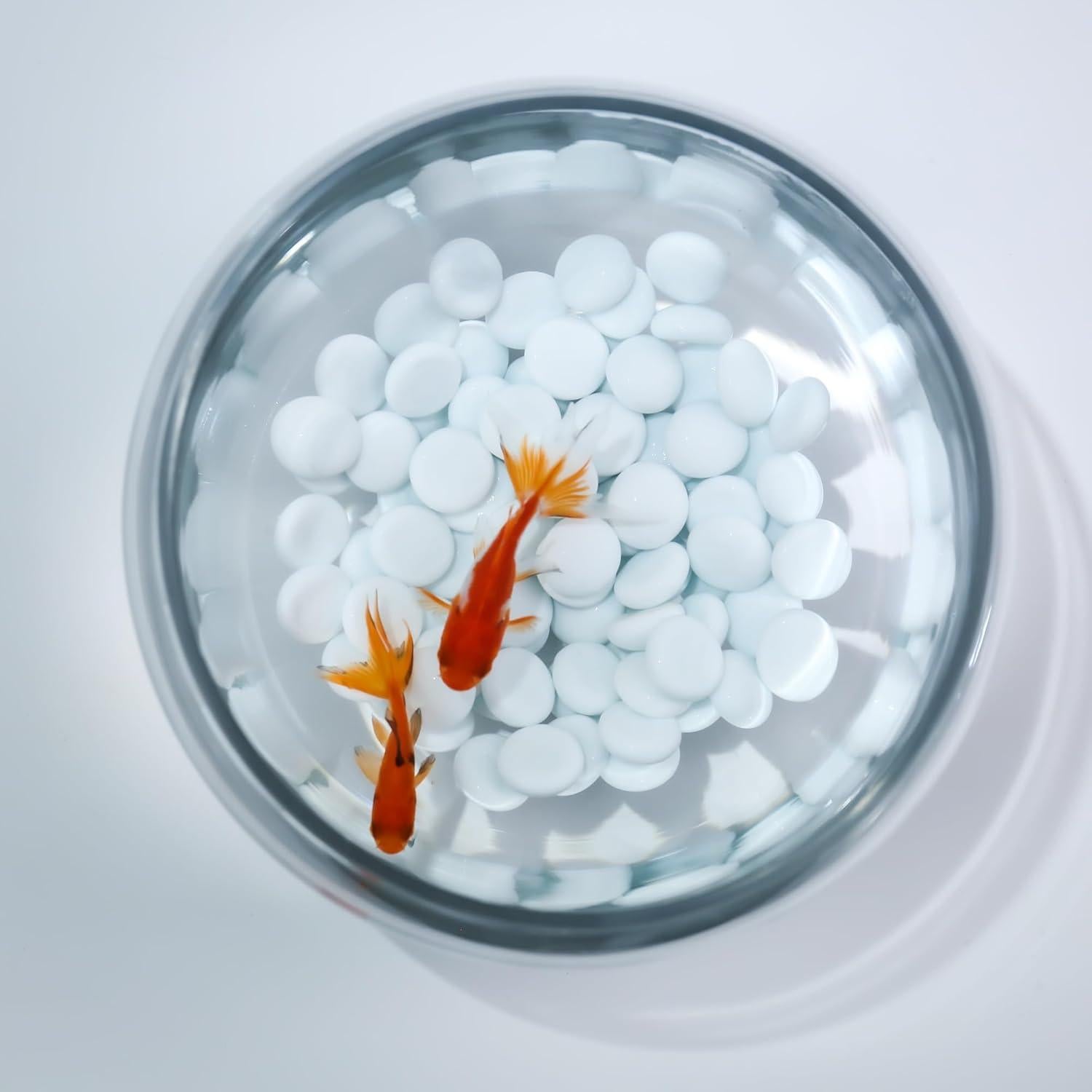 Rellenos de Jarrón de Vidrio Blanco CYS EXCEL 0.45 KG 85 Piezas