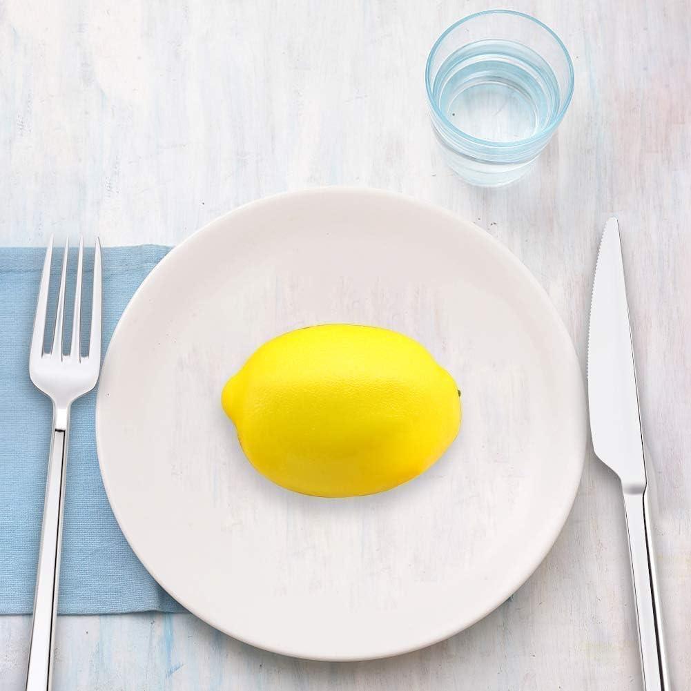 Limones Artificiales Grandes BigOtters - 12 Pcs 9.4cm x 6.35cm