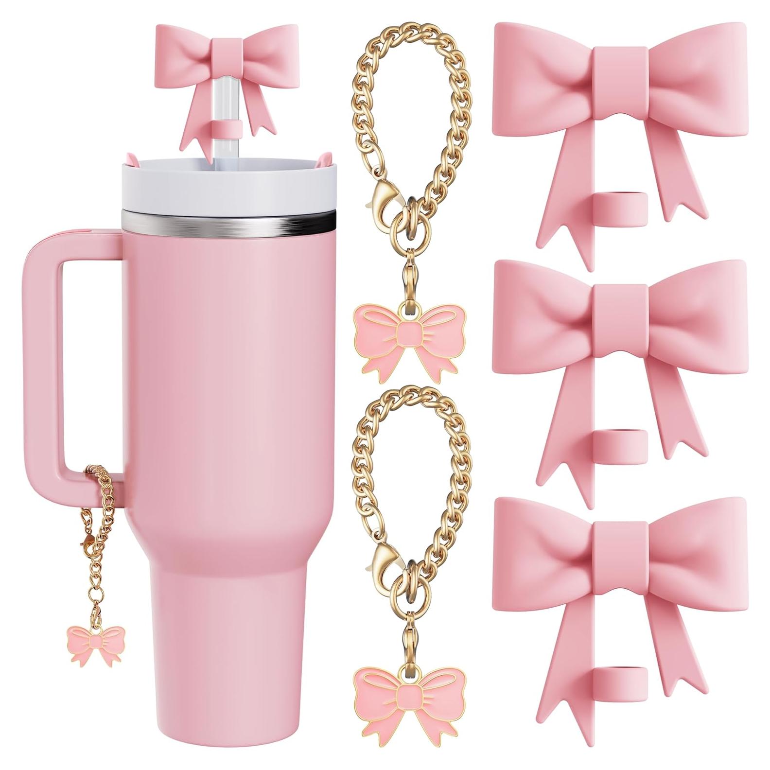 Tapa de Popote con Lazo DXITROMI para Vaso Stanley 3Pcs