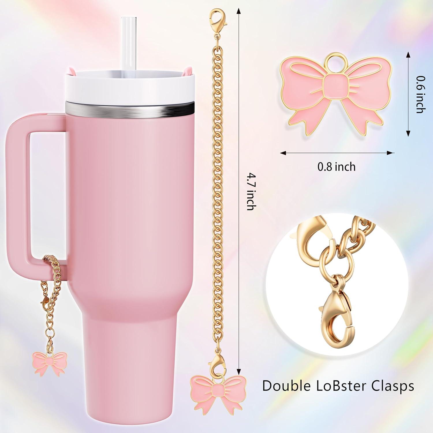 Tapa de Popote con Lazo DXITROMI para Vaso Stanley 3Pcs