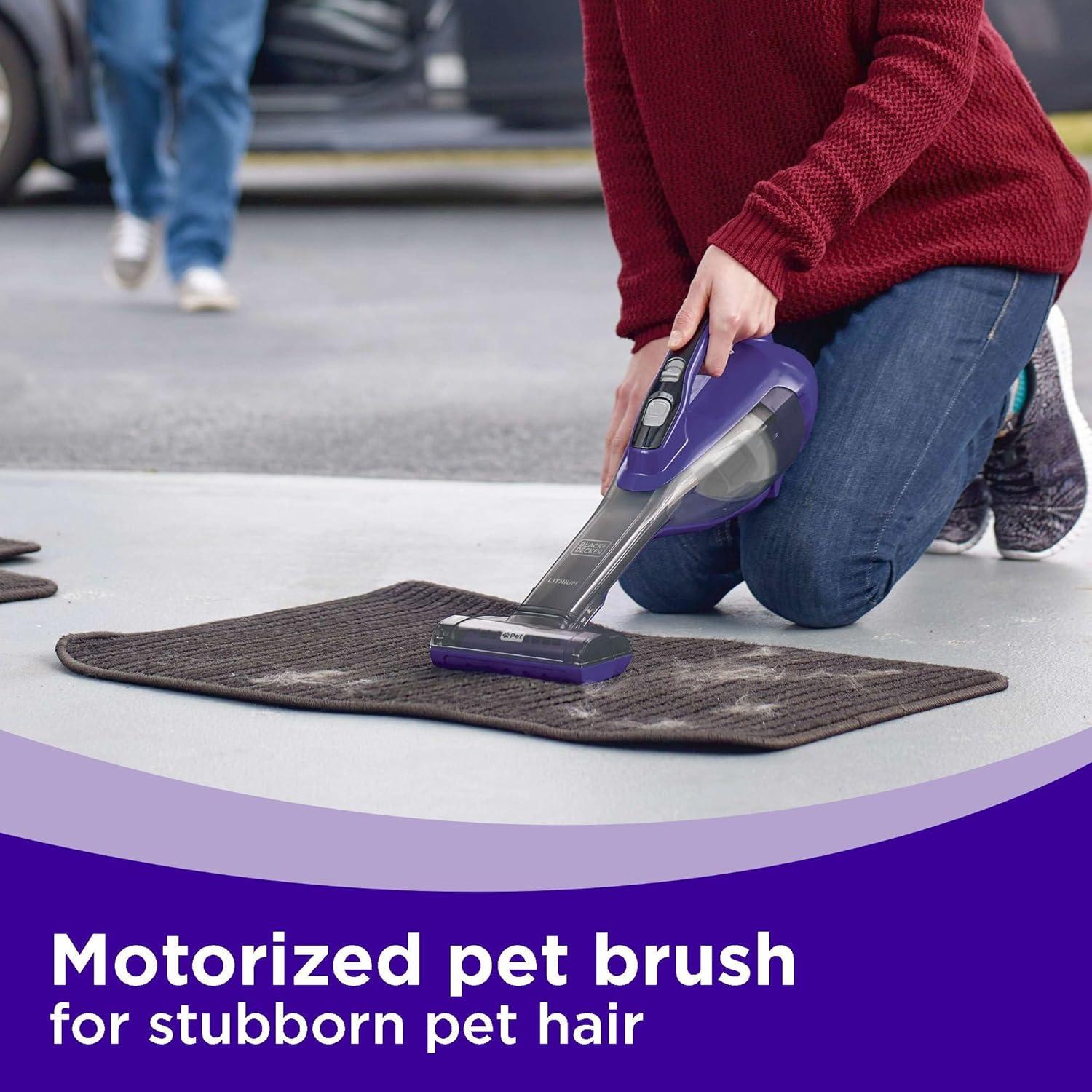 Aspiradora de mano BLACK+DECKER HLVA325JP07 para mascotas