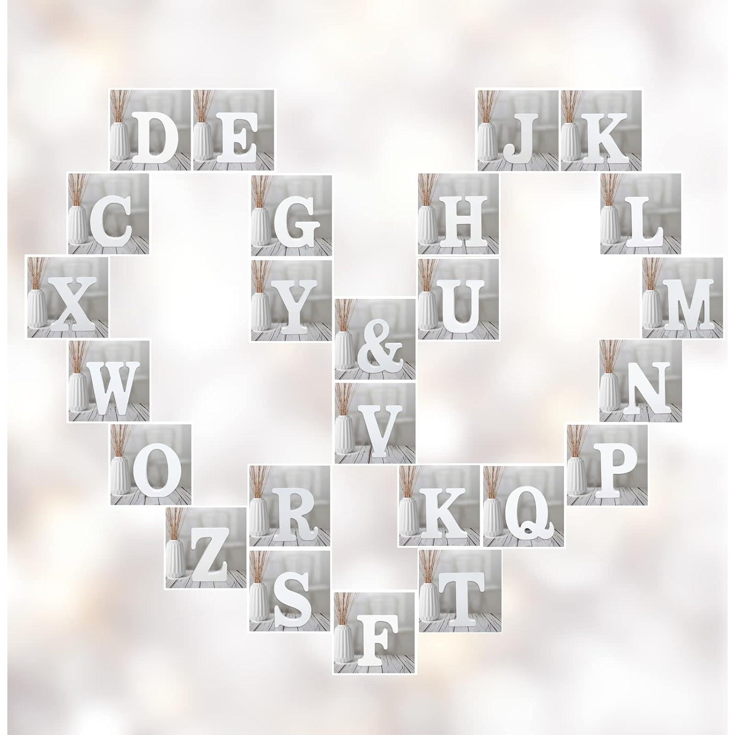 Letra de Madera Sin Terminar AOCEAN 10.7x9.7 cm Estilo K