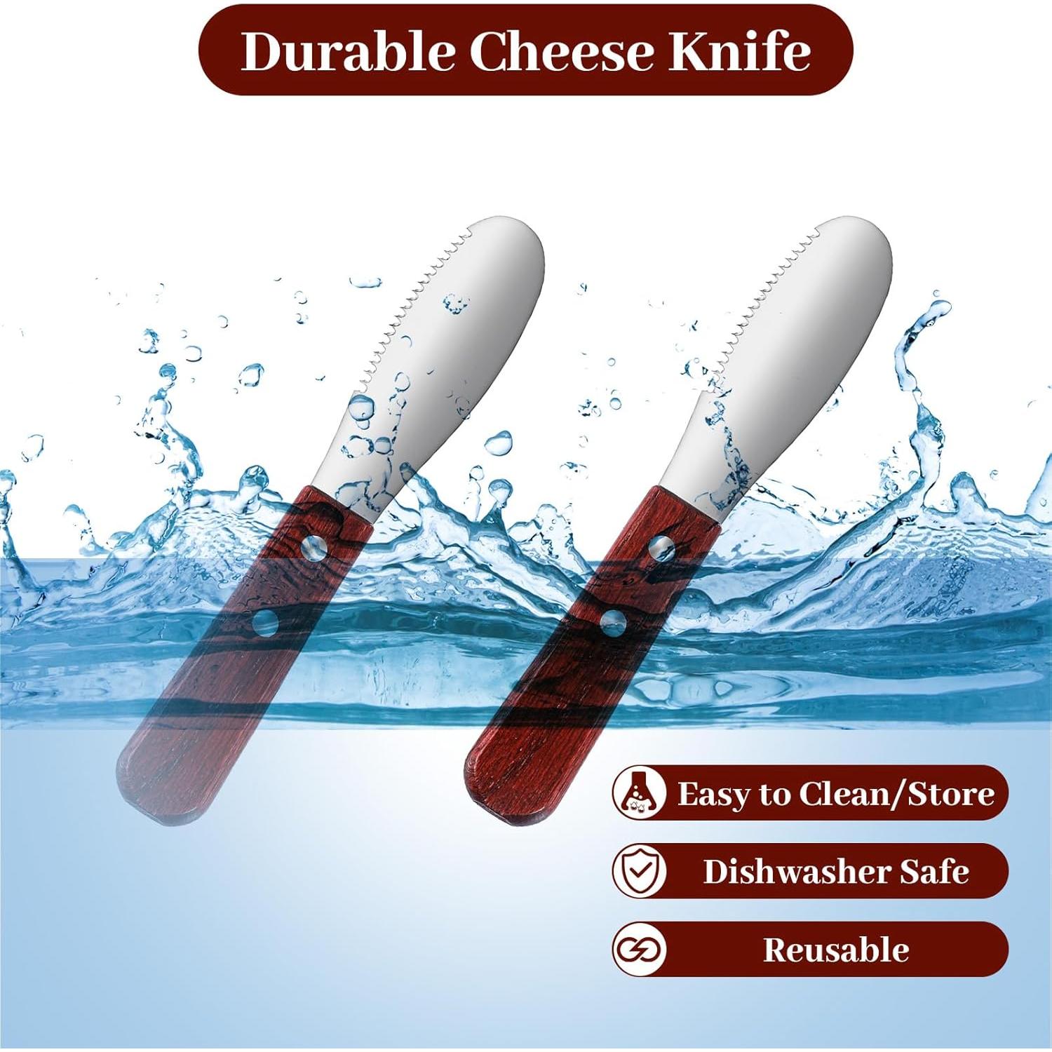 Cuchillo para Mantequilla Espátula Ouligay de Acero Inoxidable