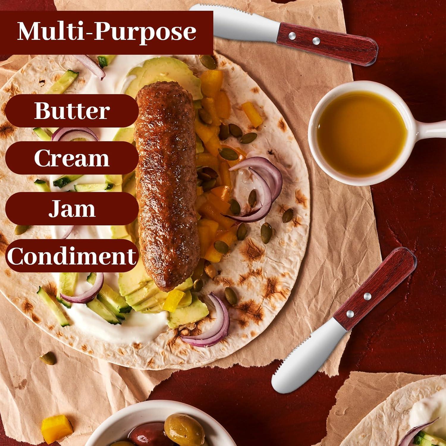 Cuchillo para Mantequilla Espátula Ouligay de Acero Inoxidable