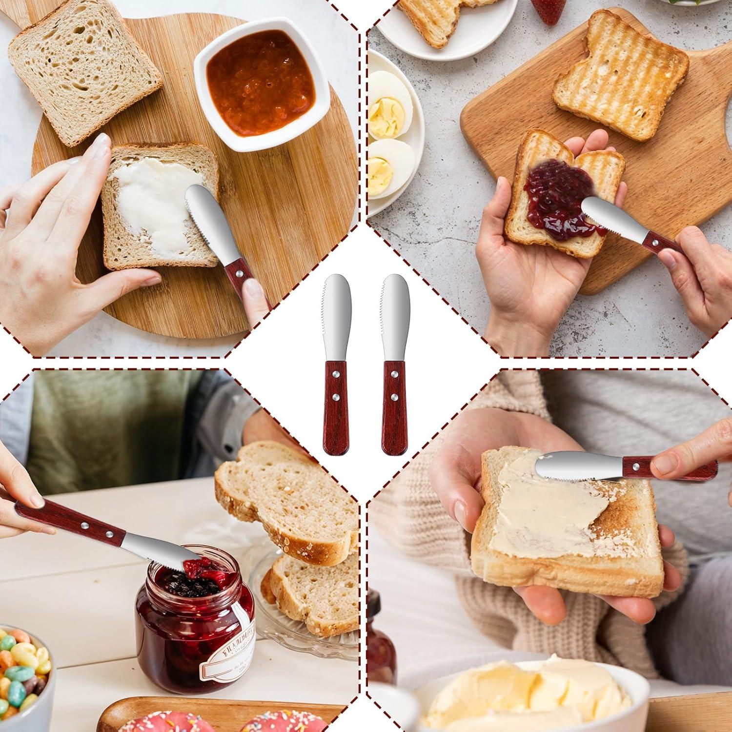 Cuchillo para Mantequilla Espátula Ouligay de Acero Inoxidable