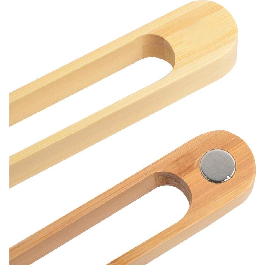Pinzas de Tostadora de Bambú Laboos 22.1 cm Magnéticas Set de 2