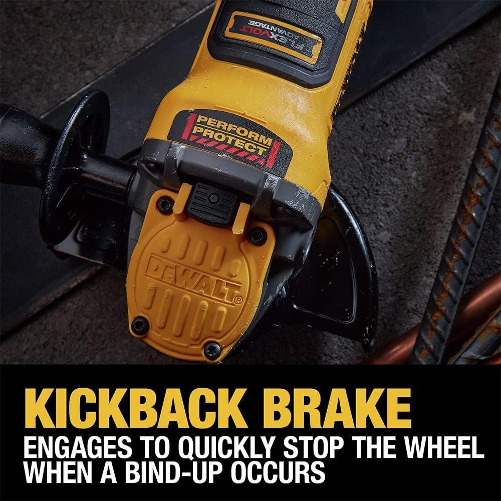 Amoladora Angular DEWALT 20V MAX 1550W 4.5" a 5" Sin Cable