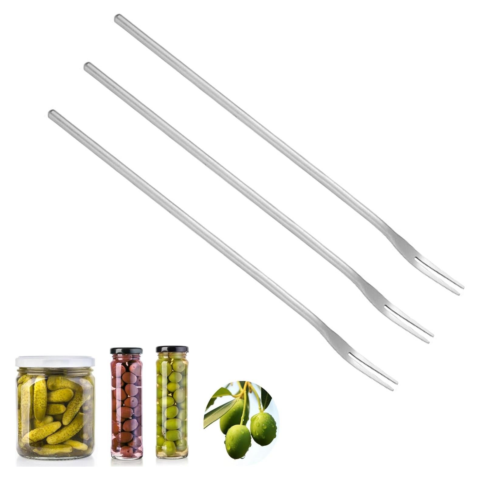 Tenedor de Acero Inoxidable Asanta 3 PCS Mango Largo 21.8 cm