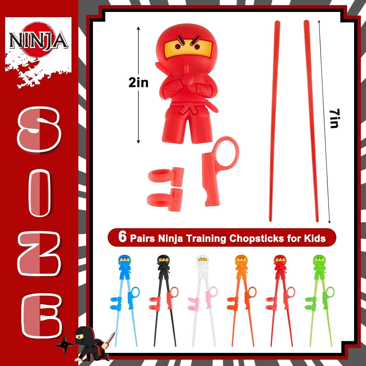 Palillos de Entrenamiento Ninja Nuanchu 6 Pares 22.23 cm