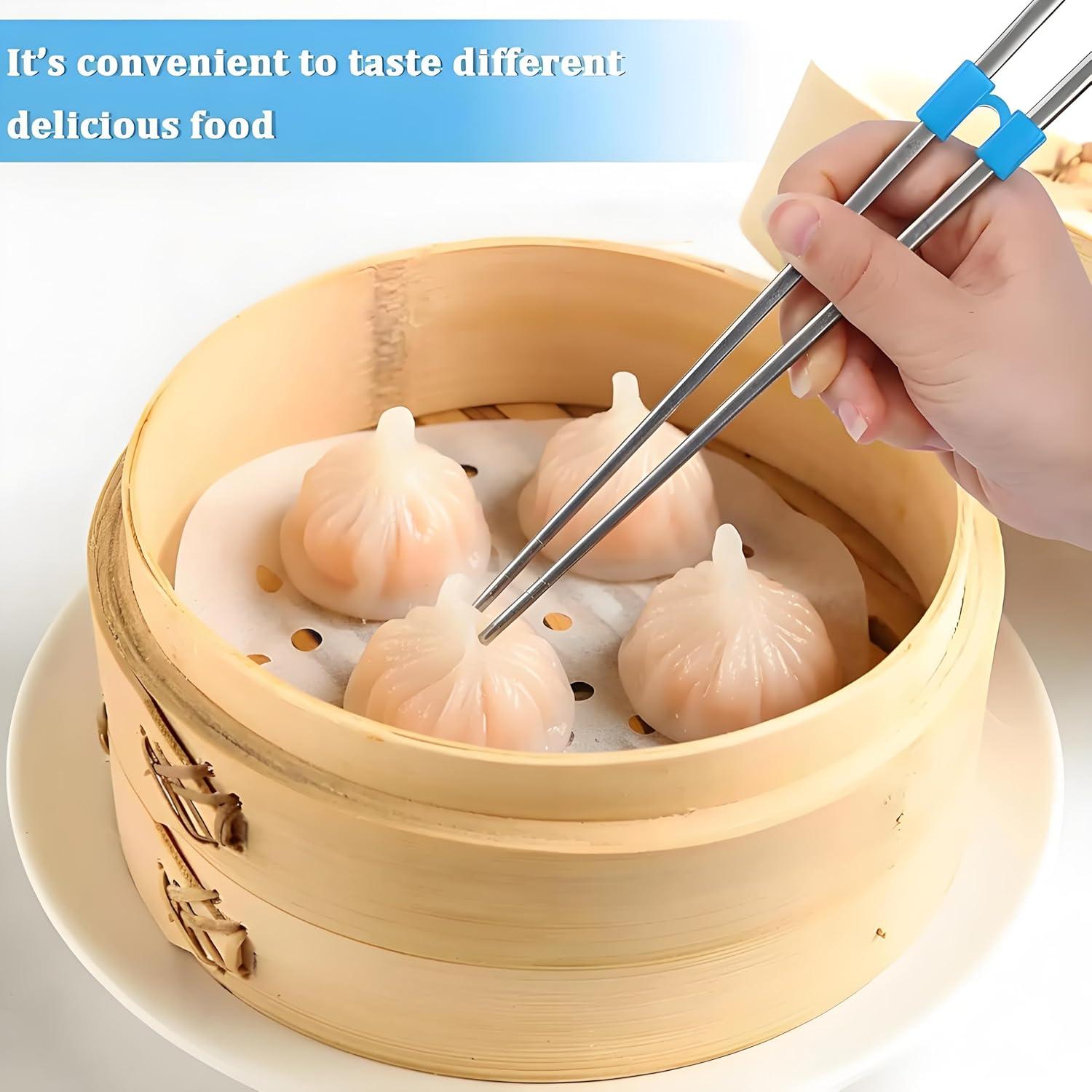 Ayudantes de Palillos de Entrenamiento NBZOSENG - 15 Pares Reutilizables