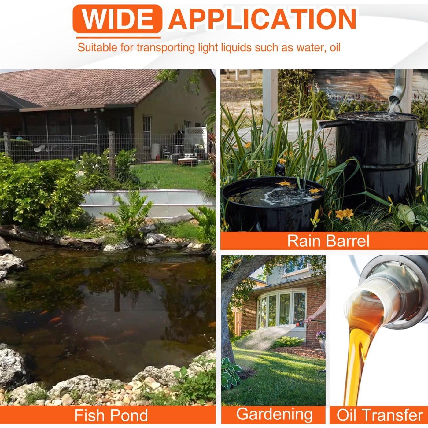 Bomba de Agua Manual TOPWAY para Taladro con Manguera 0.57kg