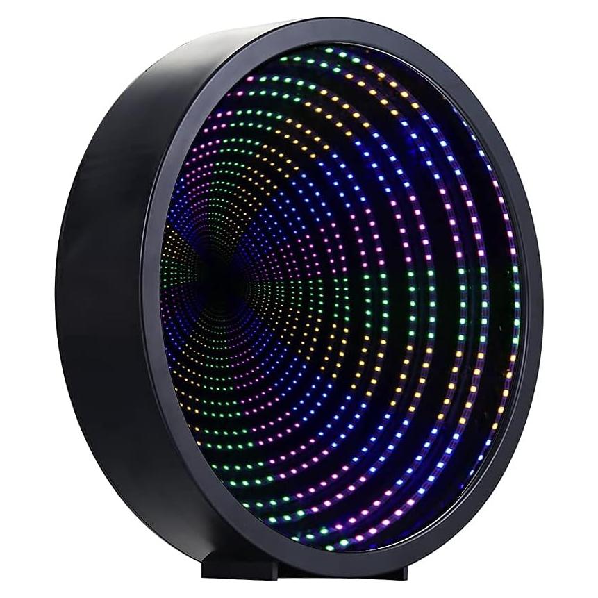 Luz de Túnel Espejo Infinito LED Chi-buy 22.4 cm Decoración