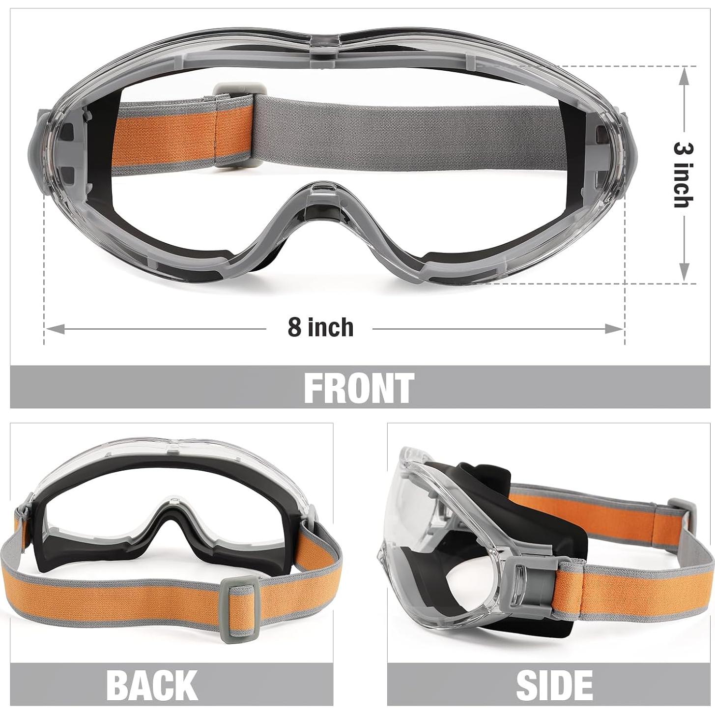 Gafas de Seguridad MELASA Antivaho y Antirayaduras para Laboratorio