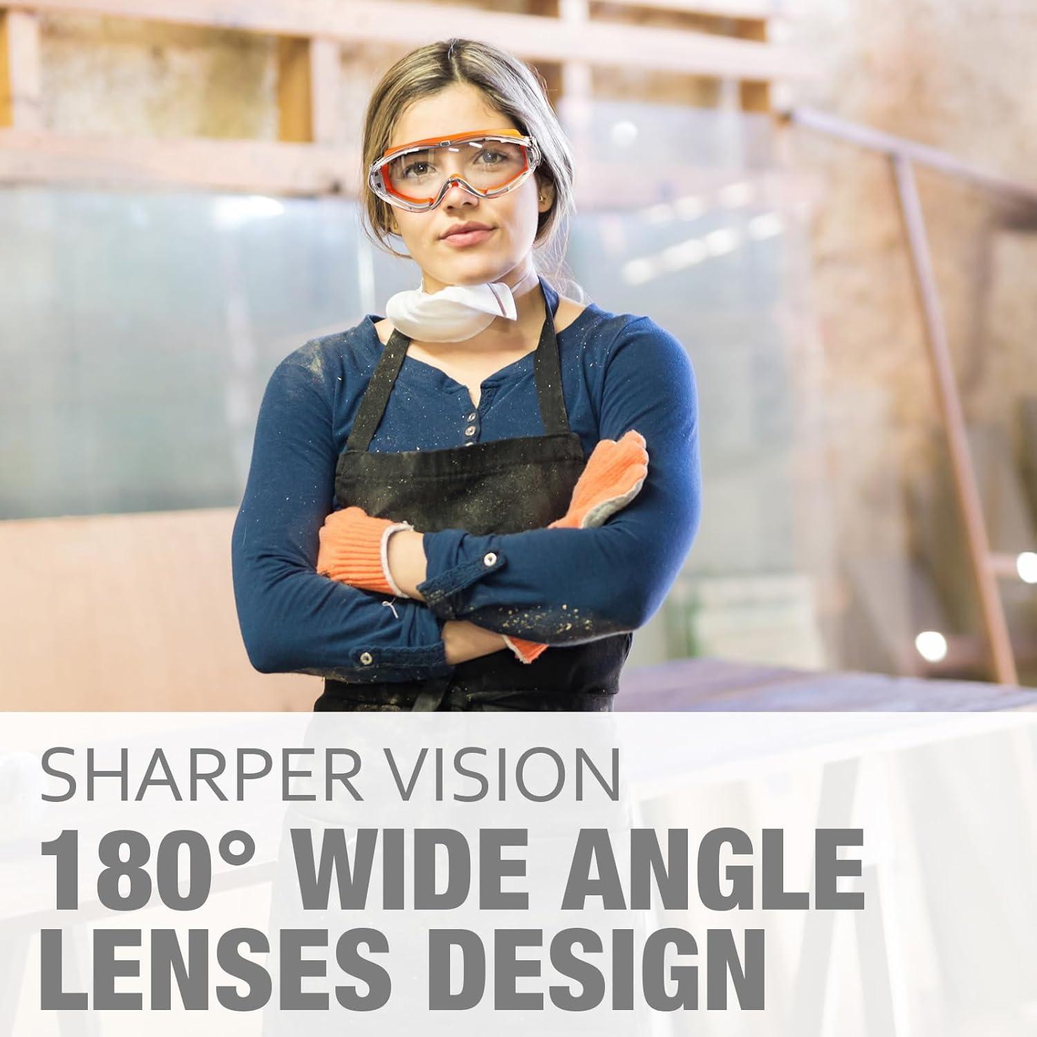 Gafas de Seguridad MELASA Antivaho y Antirayaduras para Laboratorio