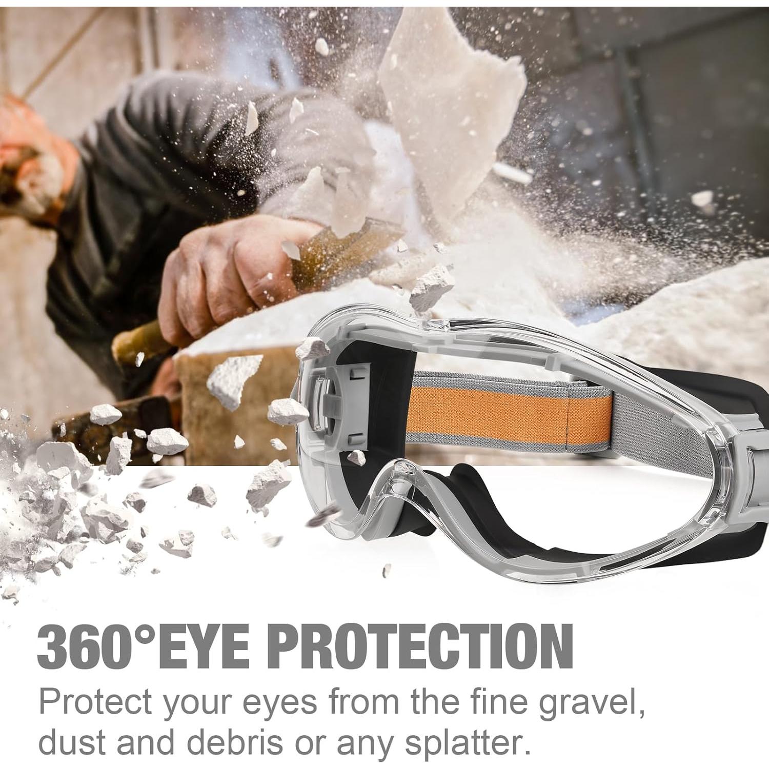 Gafas de Seguridad MELASA Antivaho y Antirayaduras para Laboratorio