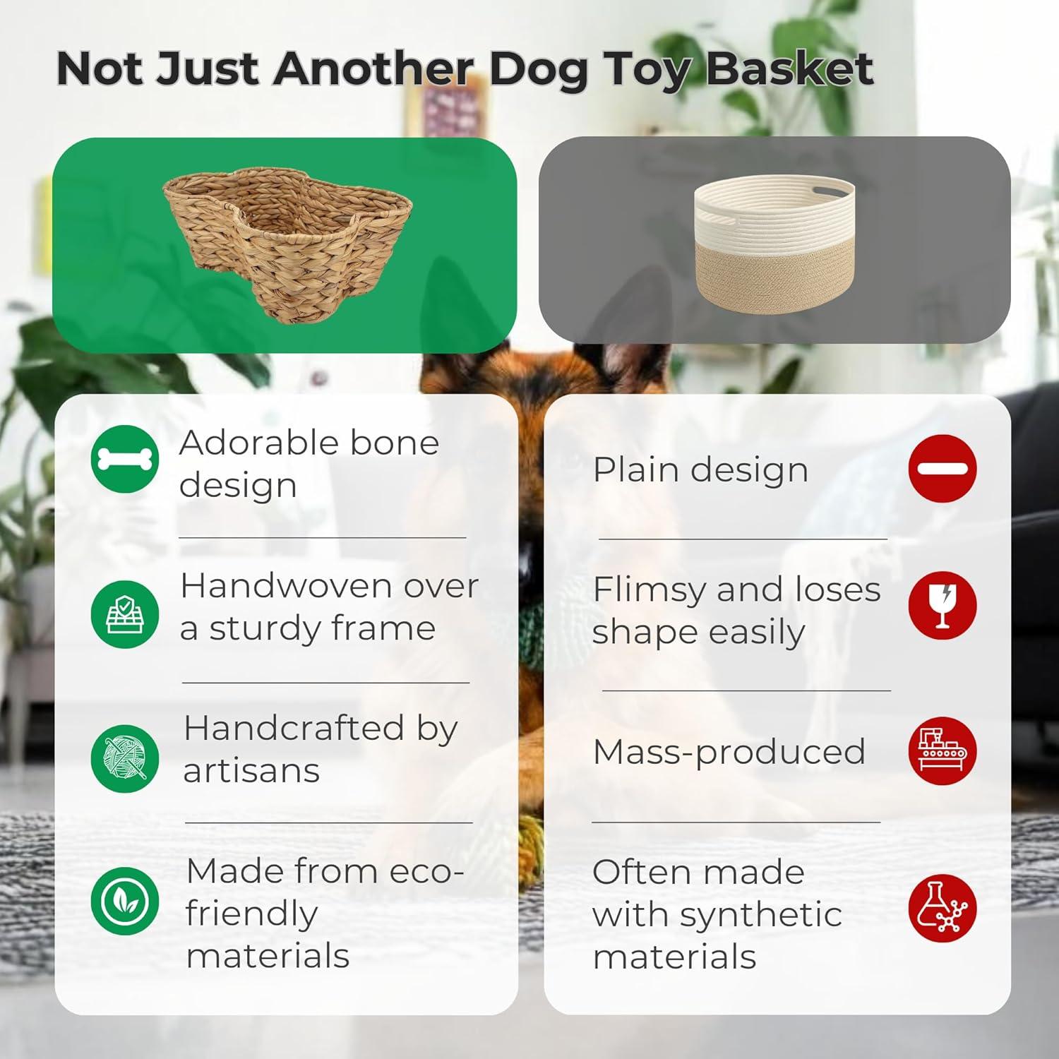 Cesta de Juguetes para Perros y Gatos OtterPets 43x33 cm