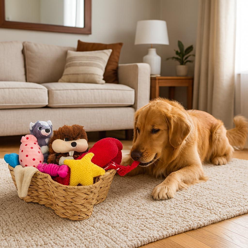 Cesta de Juguetes para Perros y Gatos OtterPets 43x33 cm