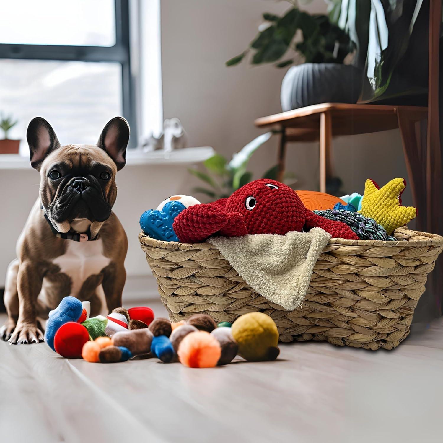 Cesta de Juguetes para Perros y Gatos OtterPets 43x33 cm