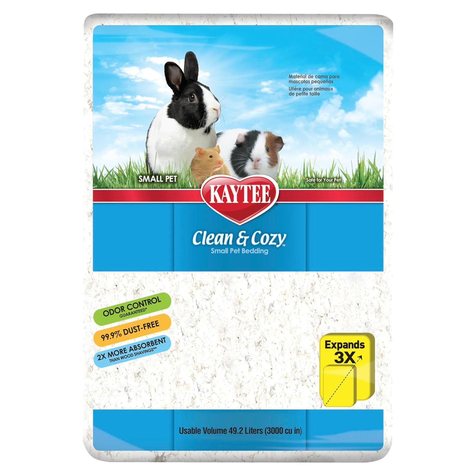 Ropa de Papel Blanca Kaytee Clean & Cozy 49.2L para Mascotas