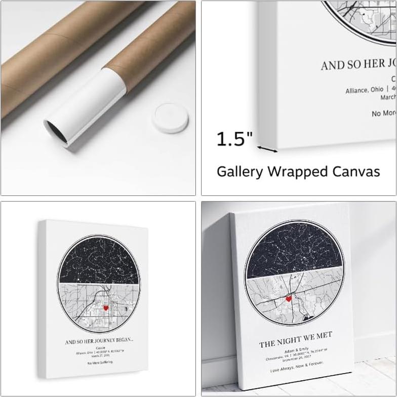 Mapa Estelar Personalizado - Regalo Único para Aniversario