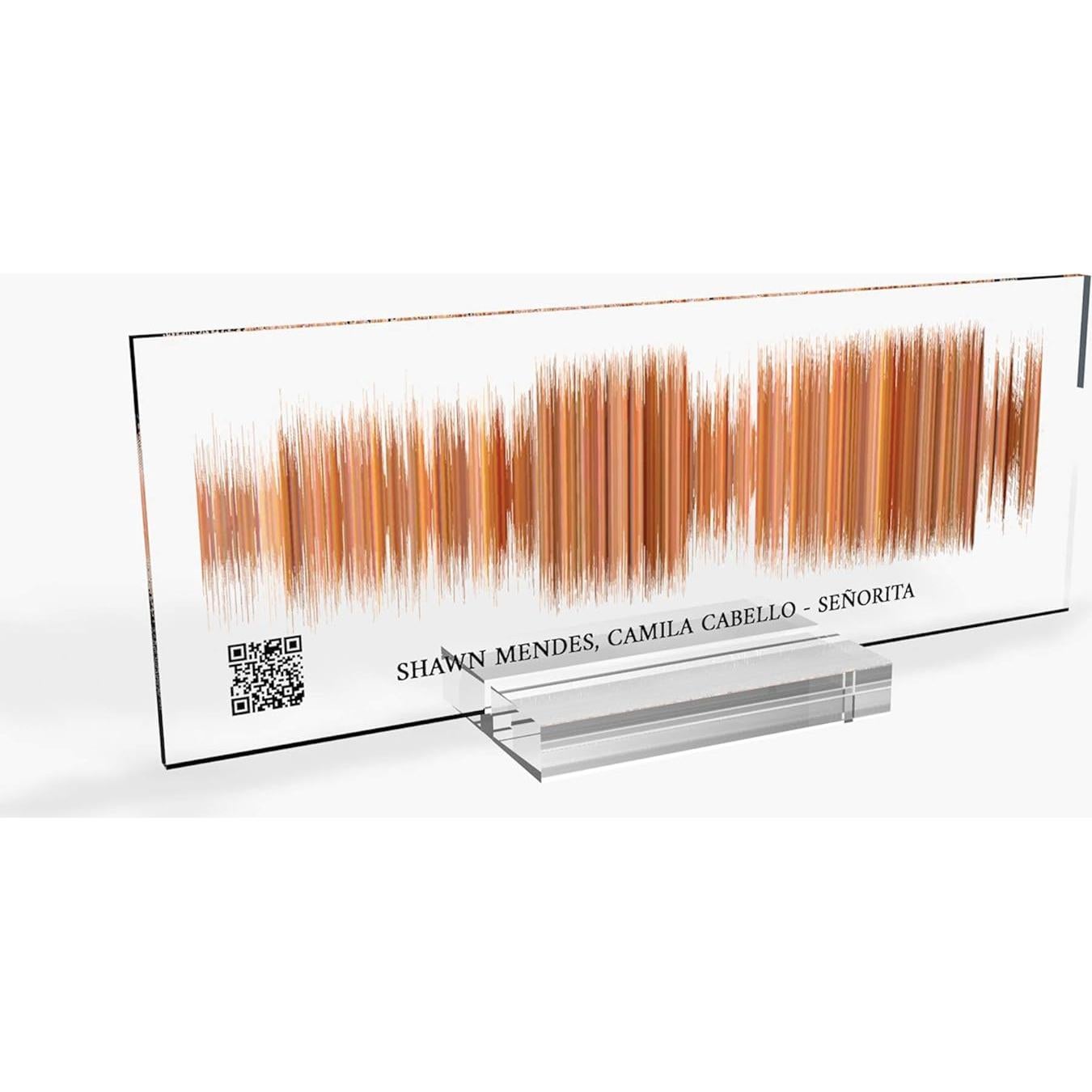 Ola de Sonido Personalizada Artswave en Acrílico 20.32x7.62cm