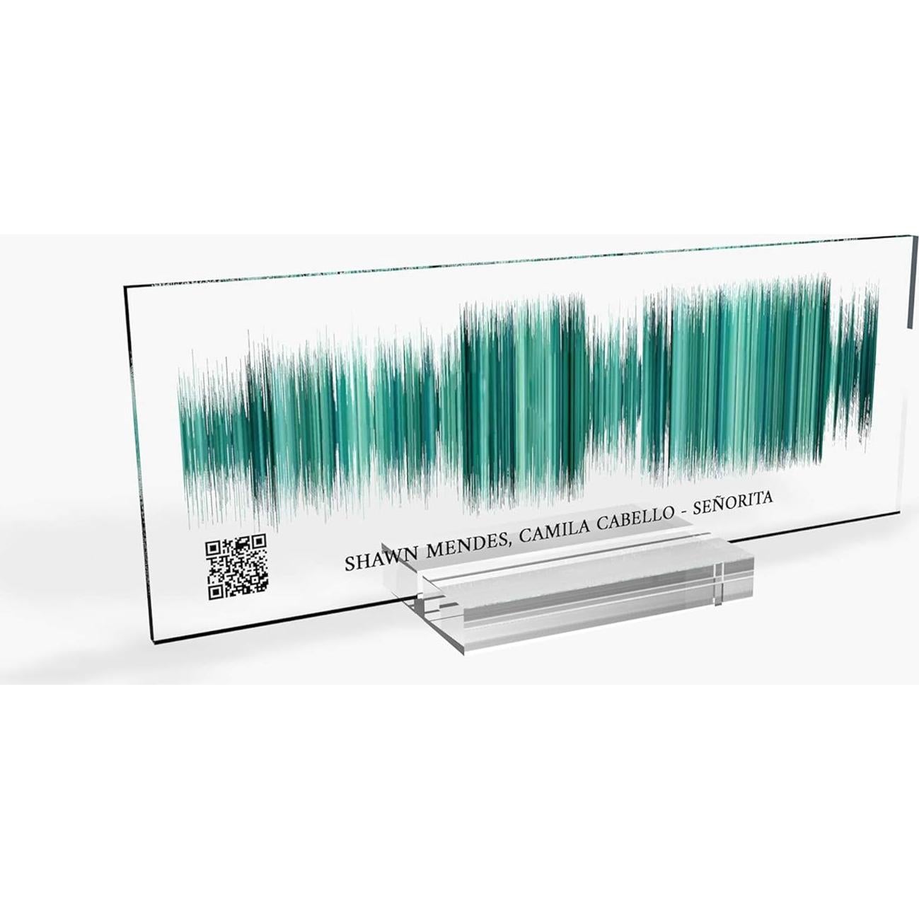 Ola de Sonido Personalizada Artswave en Acrílico 20.32x7.62cm