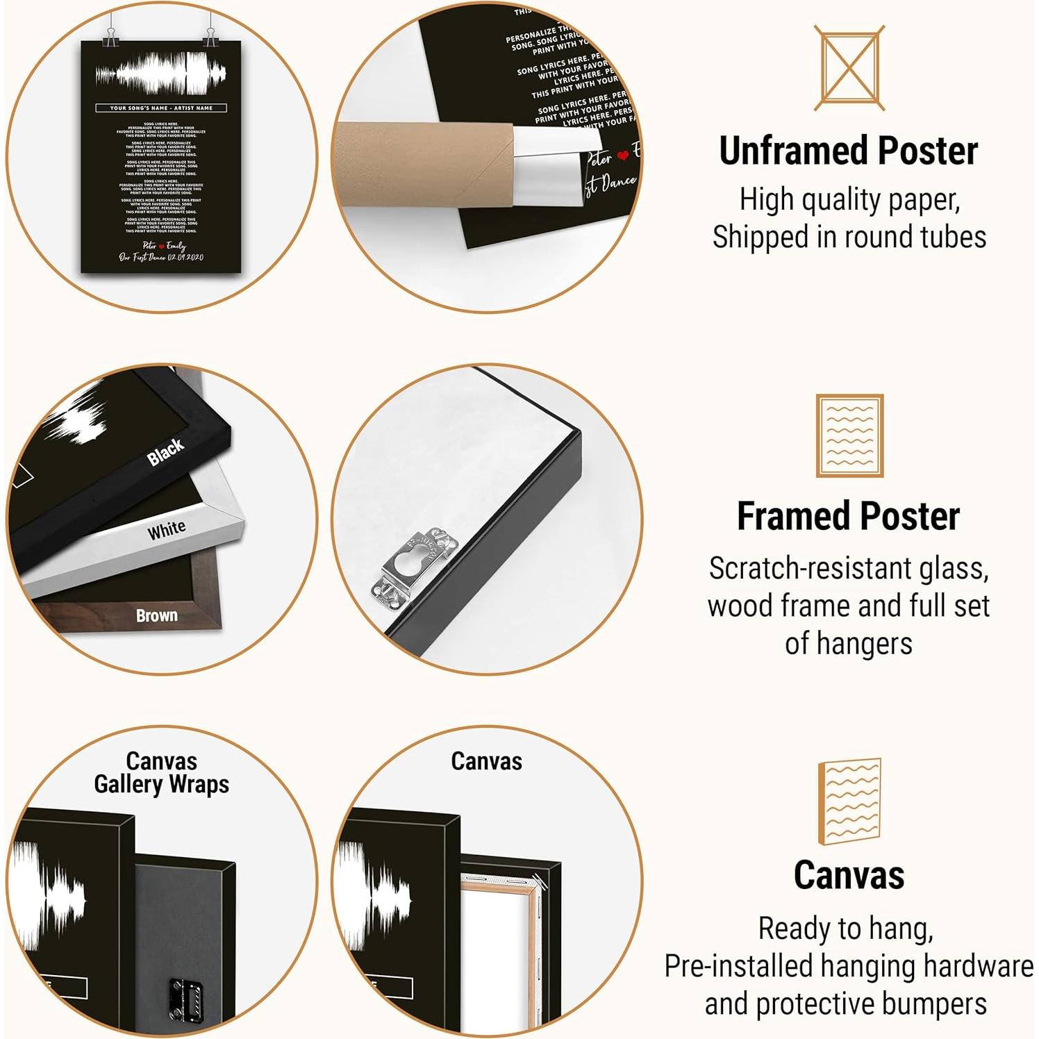 Póster Personalizado de Letras de Canciones Vicilo - Arte de Pared