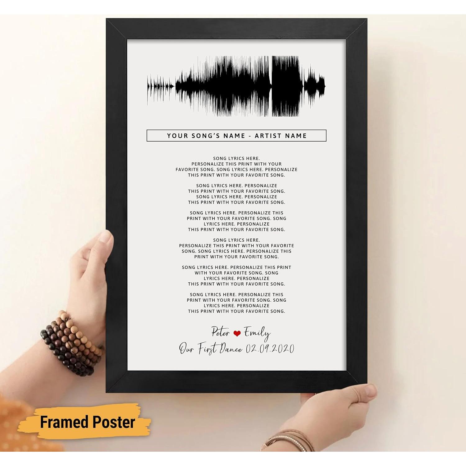 Póster Personalizado de Letras de Canciones Vicilo - Arte de Pared