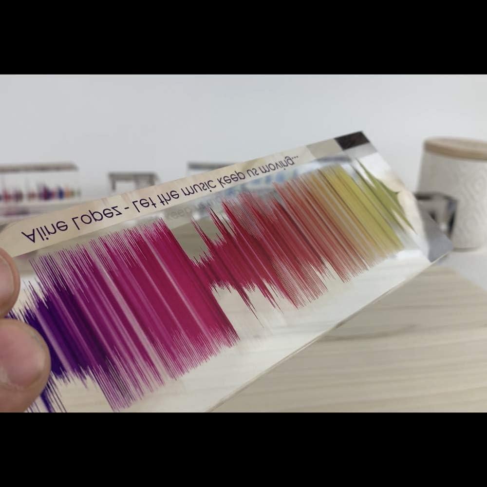 Arte de Onda de Sonido Personalizado Artblox en Acrílico 20x6 cm