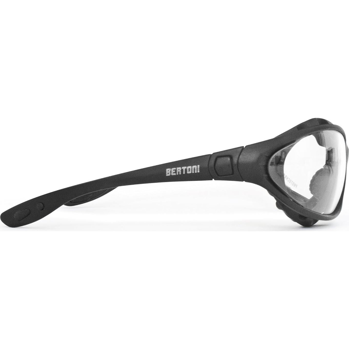 Gafas de Motocicleta Bertoni F333 Lentes Fotoquímicas UV