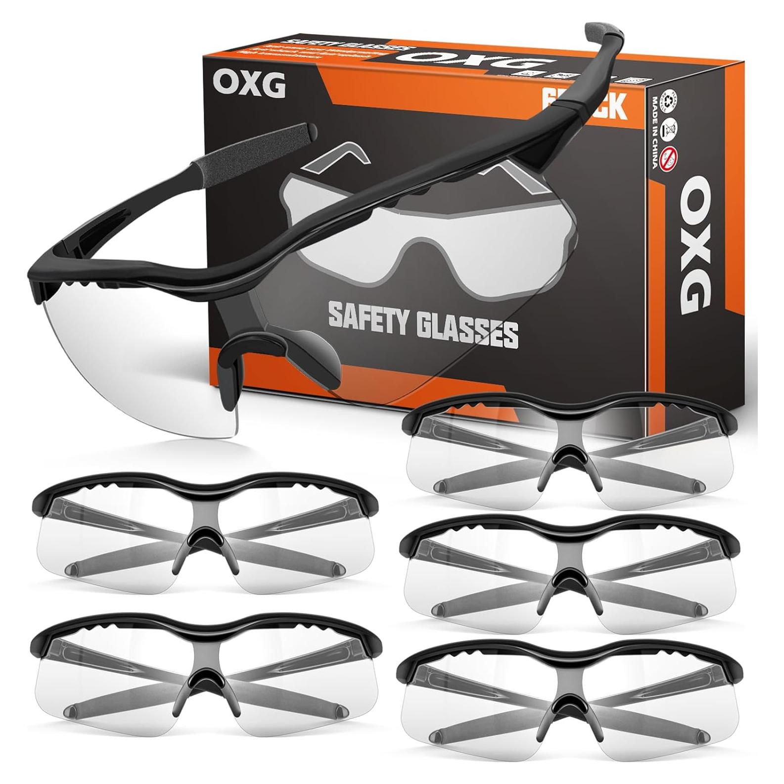 Gafas de Seguridad OXG Unisex Resistentes a Impactos y Rayones