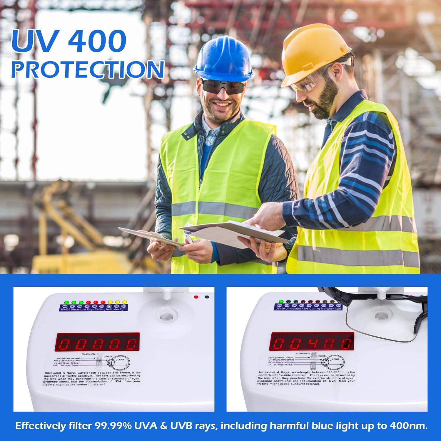 Gafas de Seguridad OXG Unisex Resistentes a Impactos y Rayones