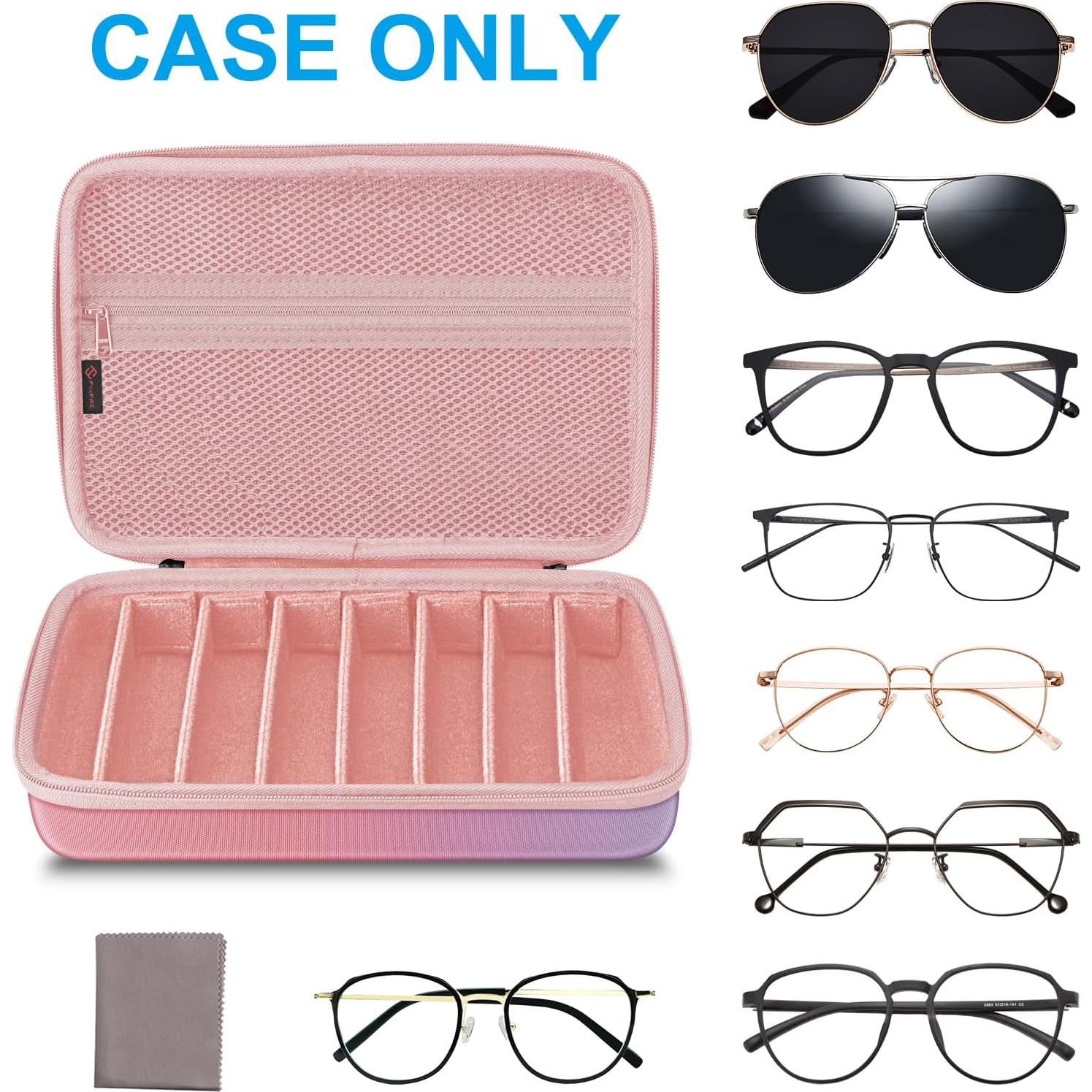 Funda de viaje para gafas Fintie 8 compartimentos EVA Ombre