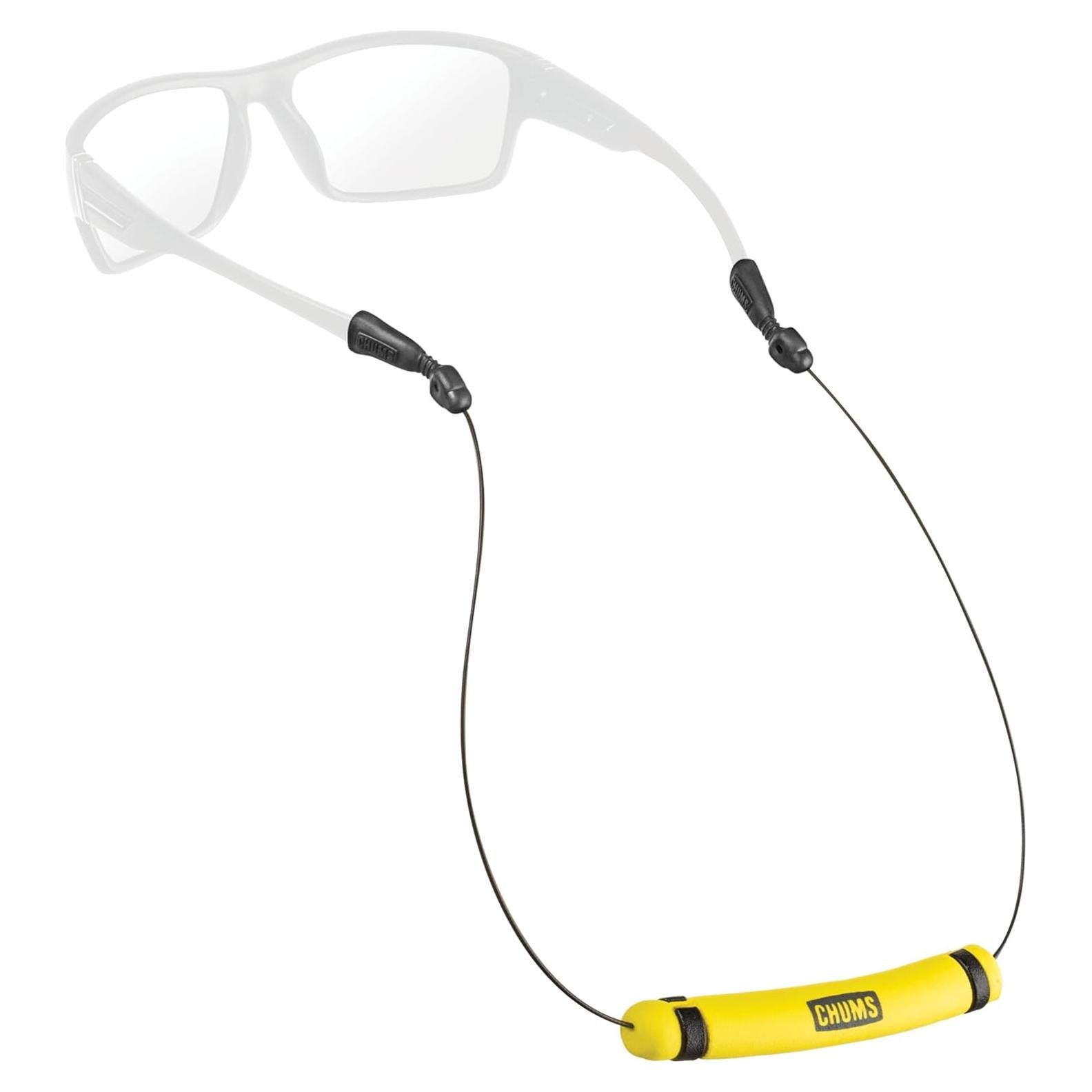 Retenedor de Gafas Chums Orbiter Acero Inoxidable Amarillo