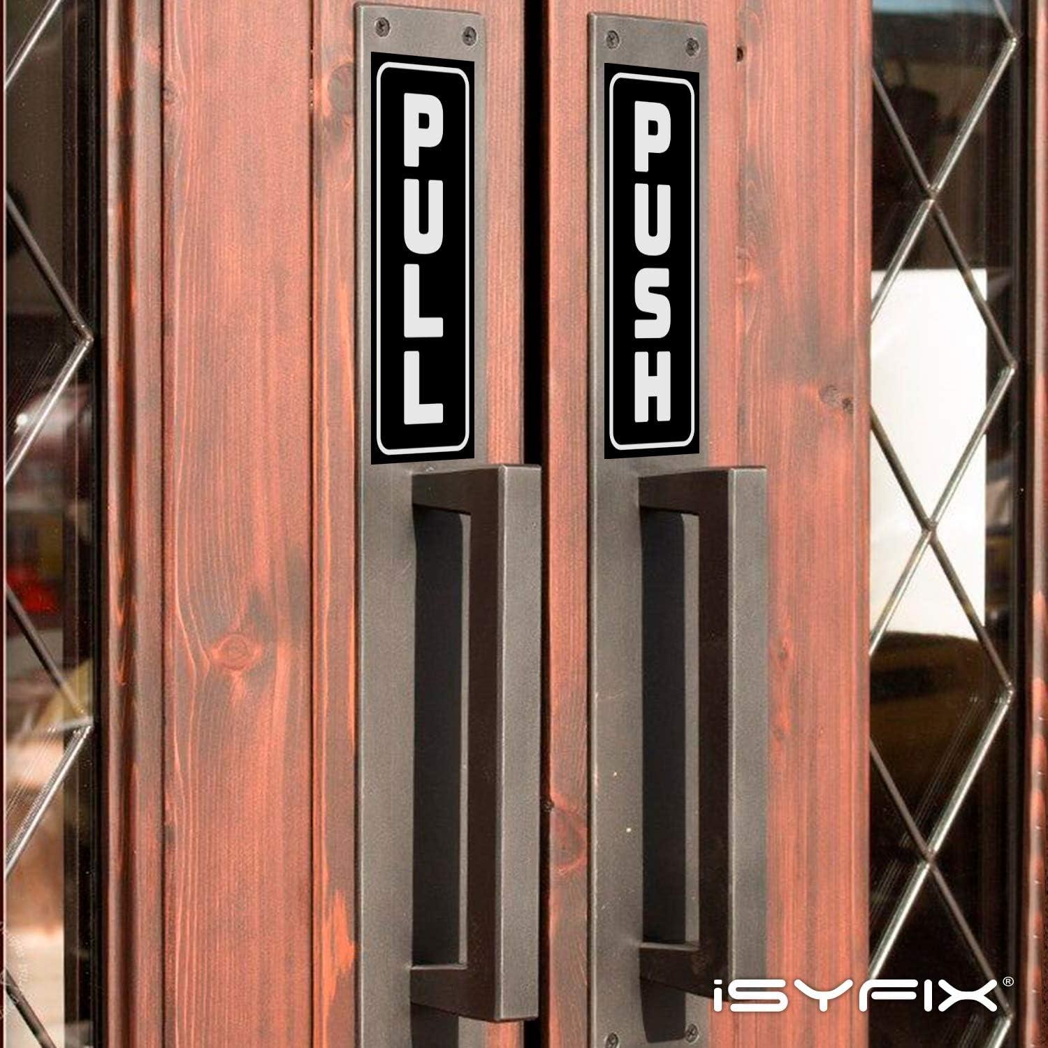 iSYFIX Pegatinas de Empuje y Tirar - Paquete de 2 - 5x12.7 cm