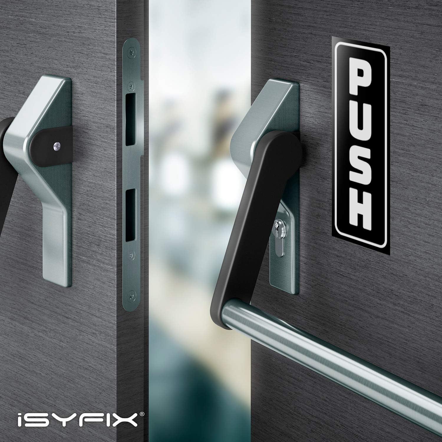 iSYFIX Pegatinas de Empuje y Tirar - Paquete de 2 - 5x12.7 cm