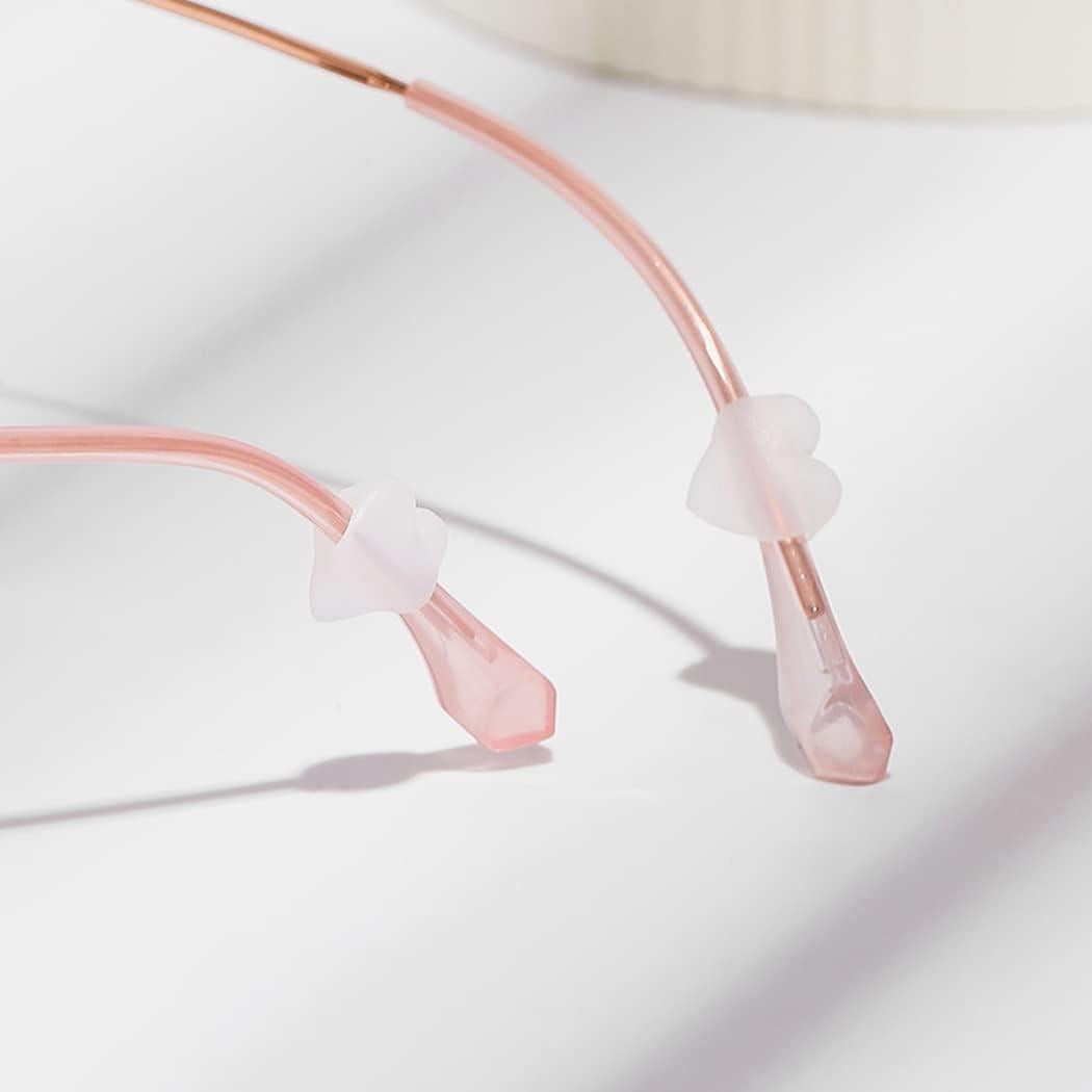 15 Pares de Retenedores de Gafas Silicona iGeyzoe Amor Blanco