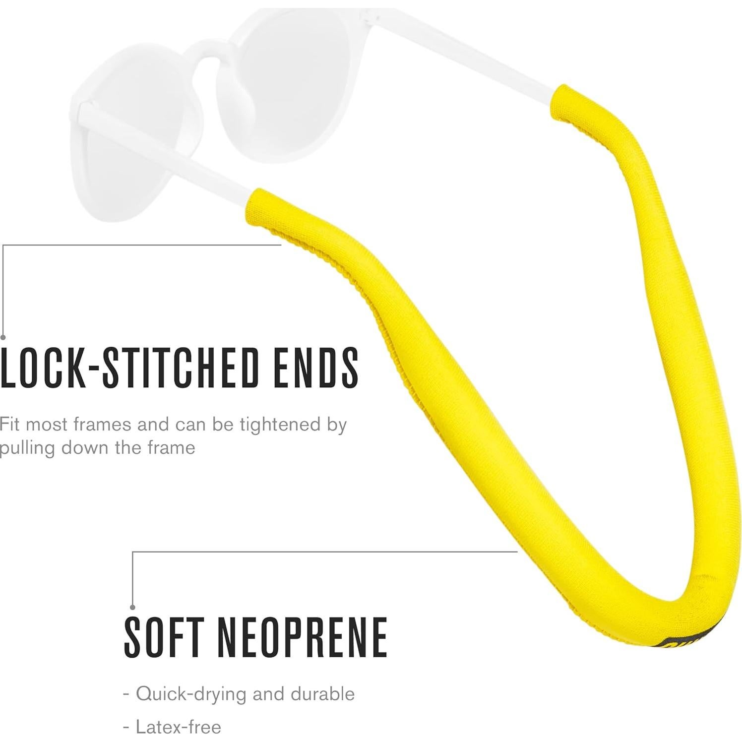 Retenedor de Gafas Chums Neo Verde Ev - Flotante y Ajustable