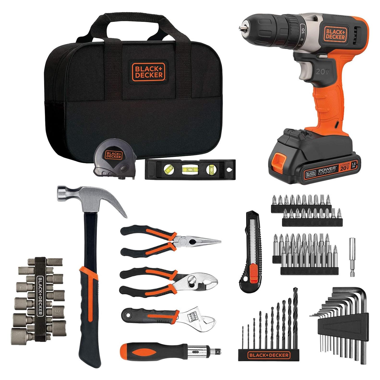 Kit de Herramientas 84 Piezas BDPK70284C1AEV BLACK+DECKER