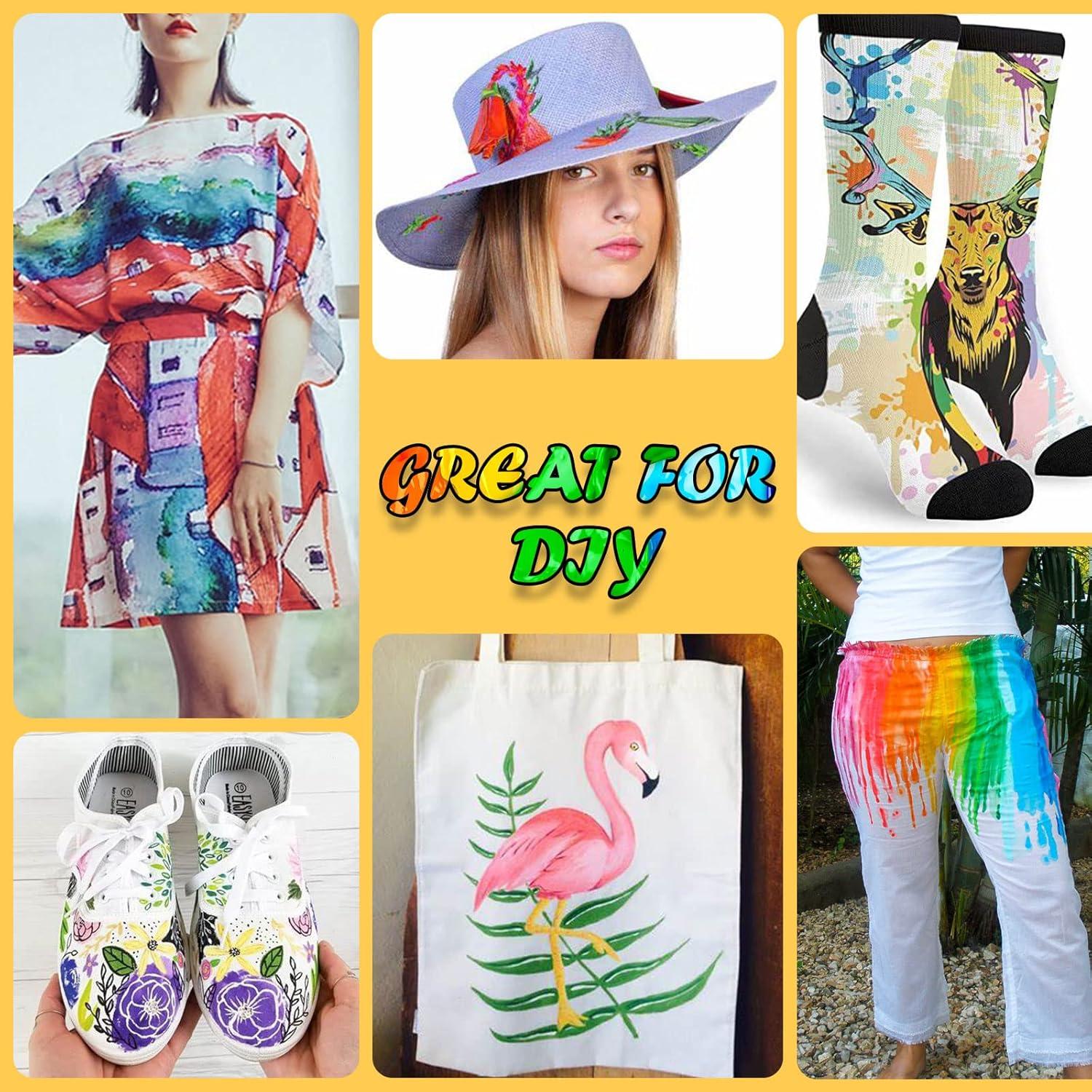 Set de Pintura para Tela H-TONE 21 Colores 30ml Profesional