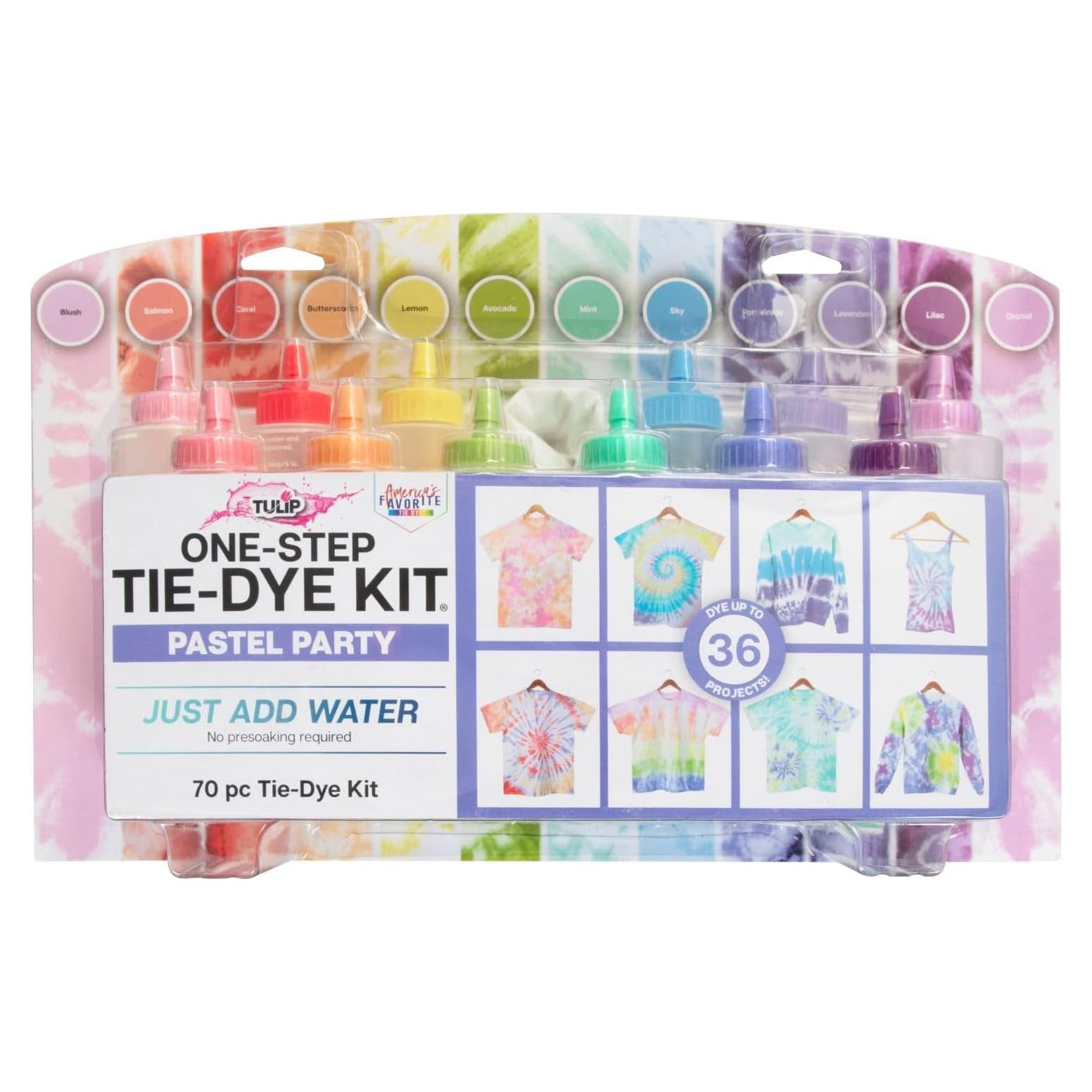 Kit de Tinte Tie-Dye Tulip Fiesta Pastel 12 Colores 113g
