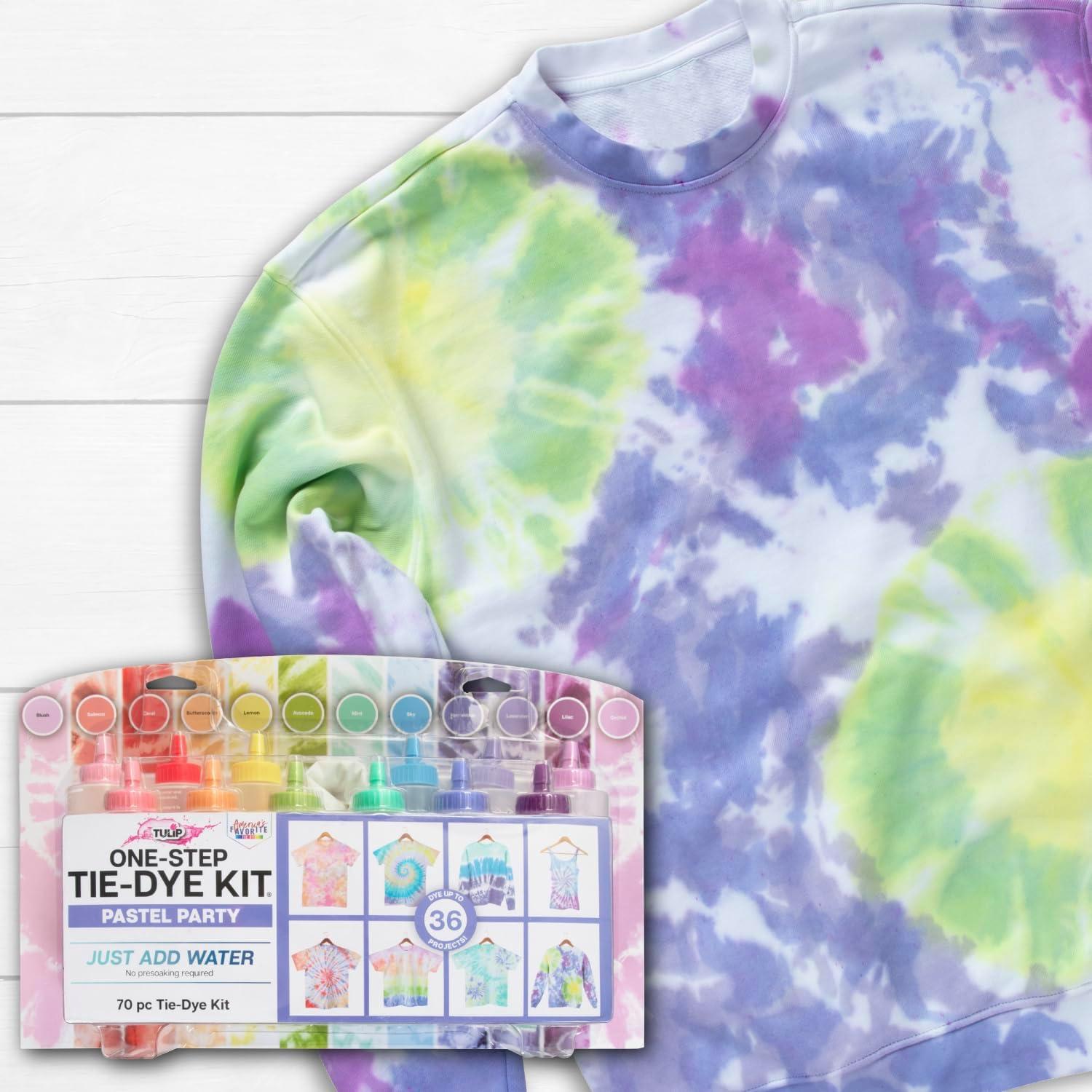 Kit de Tinte Tie-Dye Tulip Fiesta Pastel 12 Colores 113g